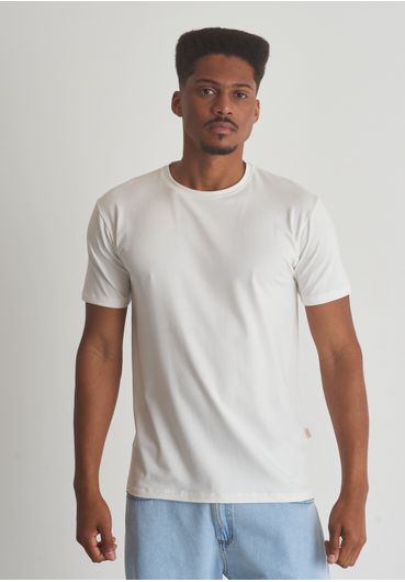 Camiseta básica cotton off white
