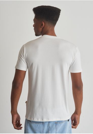 Camiseta básica cotton off white