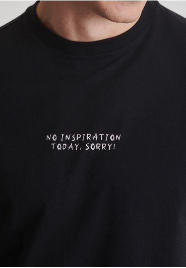 Camiseta de algodão estampa no inspiration today