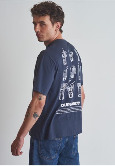 Camiseta oversized pour & party