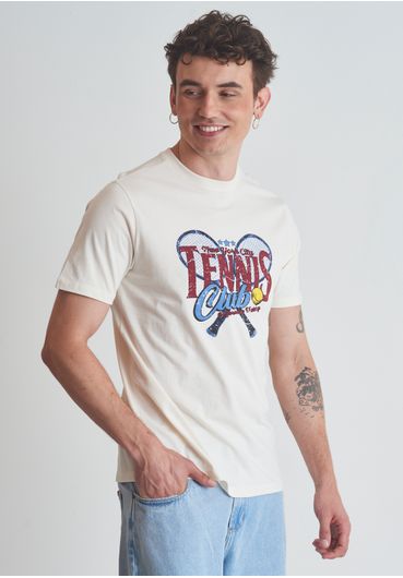 Camiseta estampa tennis club
