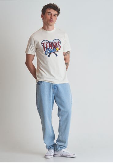 Camiseta estampa tennis club