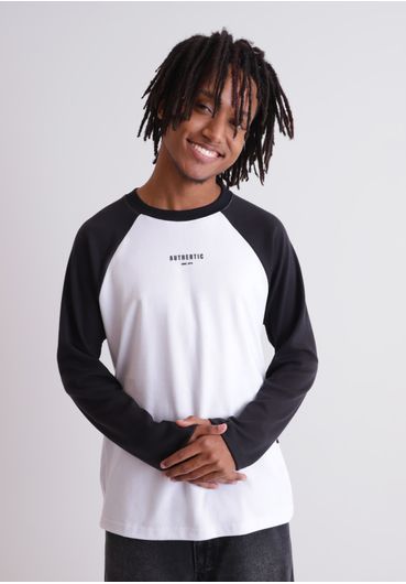 Camiseta manga longa raglan