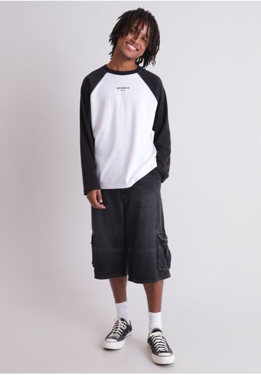 Camiseta manga longa raglan