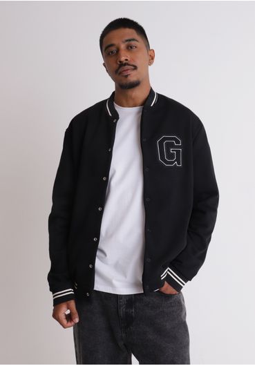 Casaco bomber em moletom College G