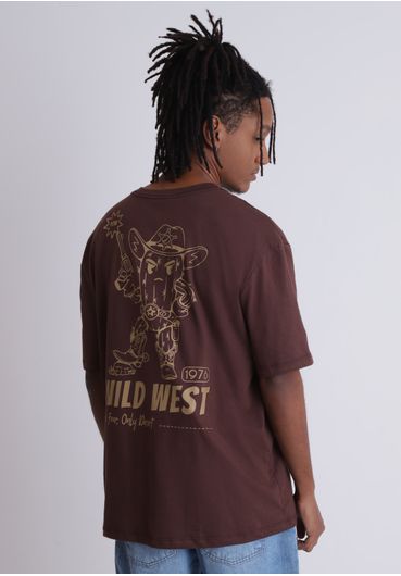 Camiseta oversized wild west