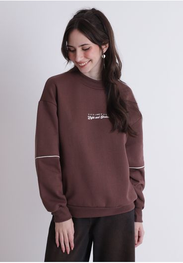 Moletom oversized estampa eclipse